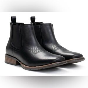 IUV Men’s Western Chelsea Cowboy Boots – Black – Size 10.5 – EUC
